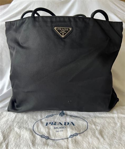 prada nylon purse large|prada nylon tote vintage.